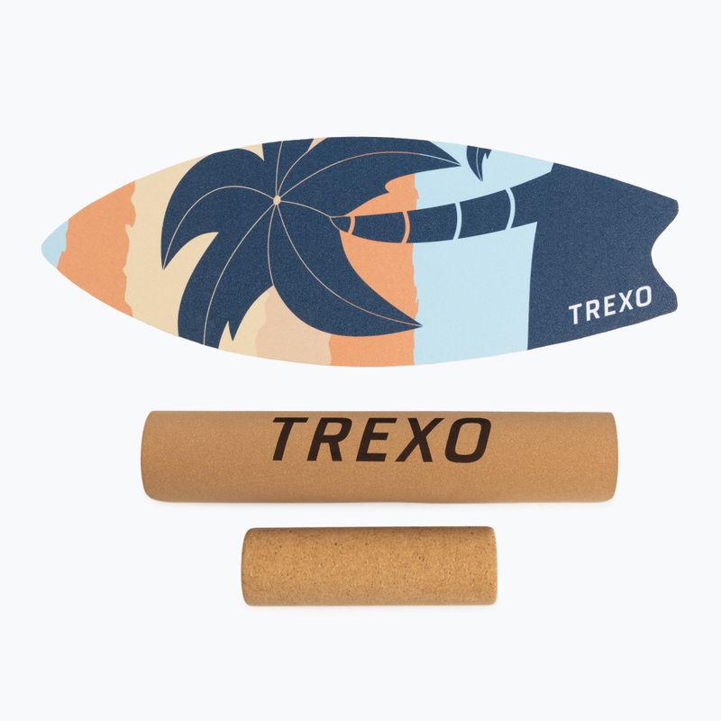 Balansavimo lenta + kilimėlis + volelis XTREXO BBS01 mėlyna/oranžinė 6