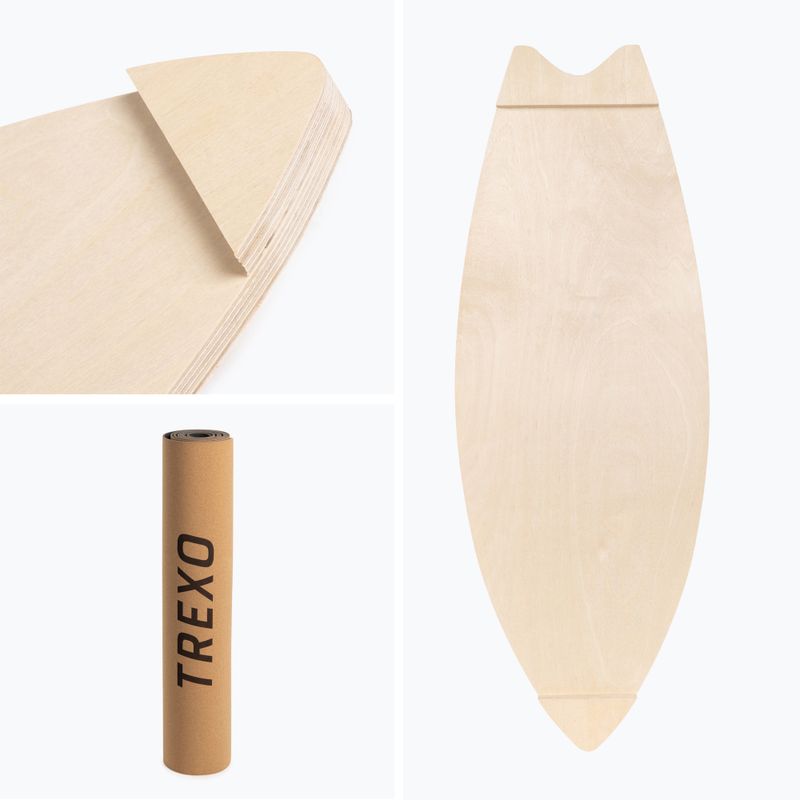 Balansavimo lenta + kilimėlis + volelis XTREXO BBS01 mėlyna/oranžinė 7