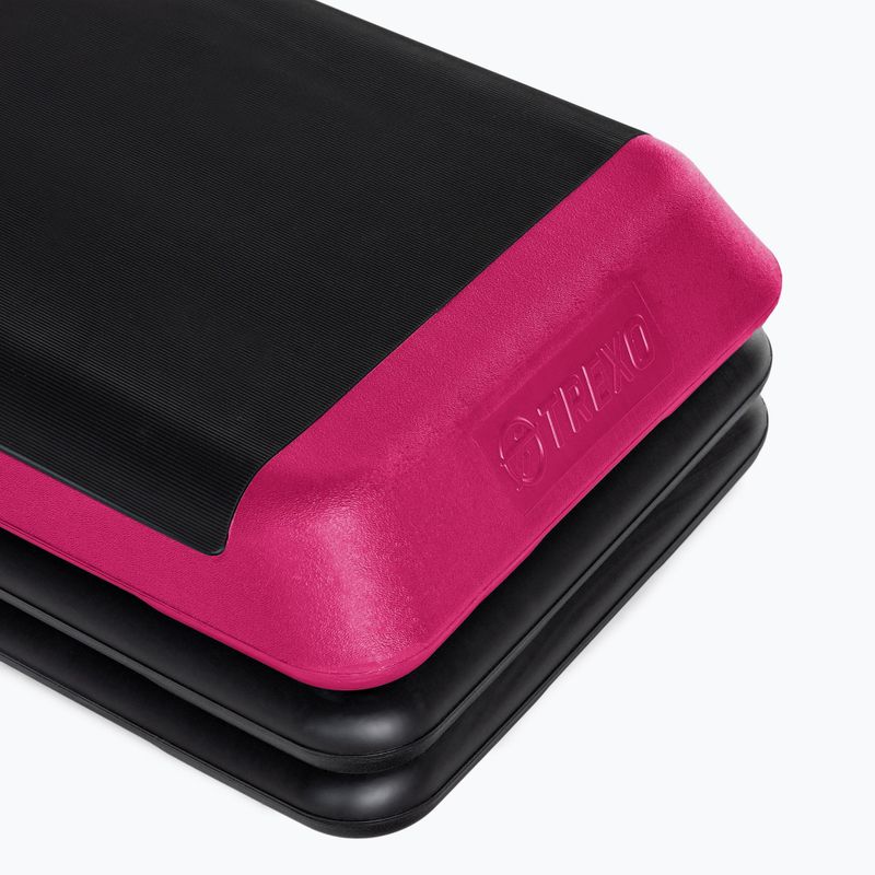 Aerobikos steperis XTREXO Aerobic AS01 juodas/rožinis 9