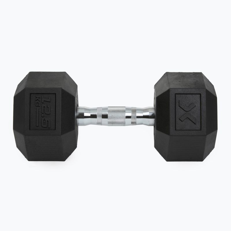XTREXO Hex gumuoti hanteliai 12,5 kg 7