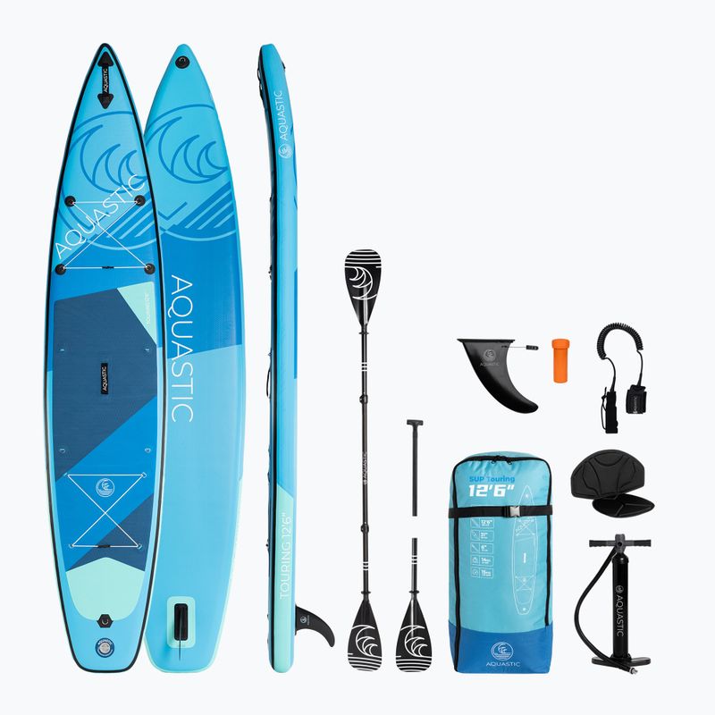 Irklentė SUP AQUASTIC Touring 12'6" 2024 mėlyna