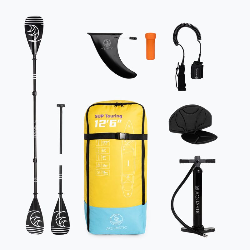 Lenta SUP AQUASTIC Touring 12'6" geltona 17