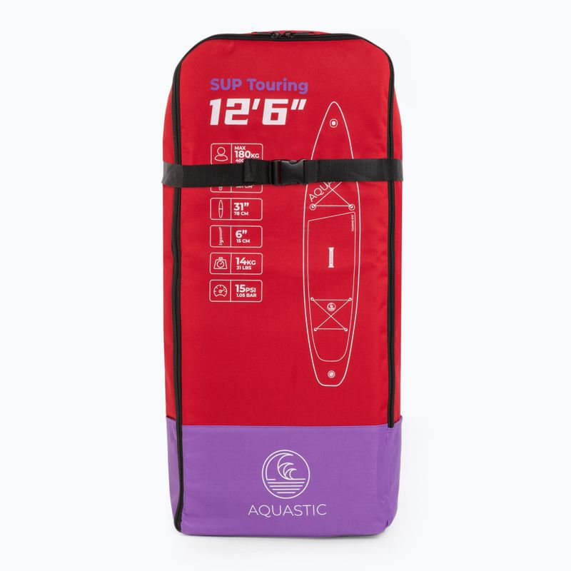 Lentos kuprinė SUP AQUASTIC Touring 12'6" raudona 2