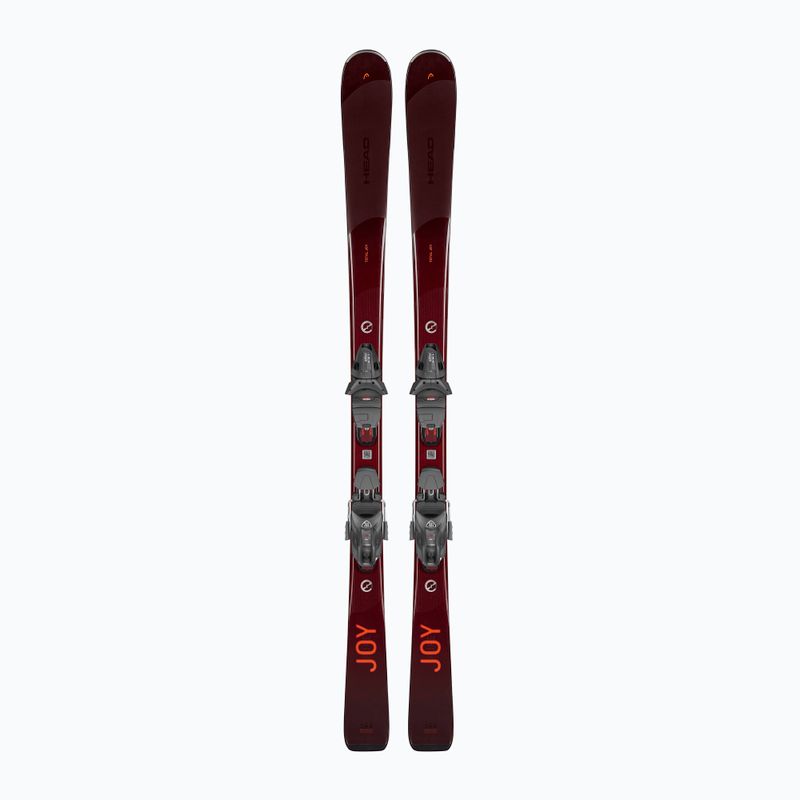 Moteriškos kalnų slidės HEAD e-total Joy SW SLR Joy Pro + Protector SLR 11 GW dark red/orange