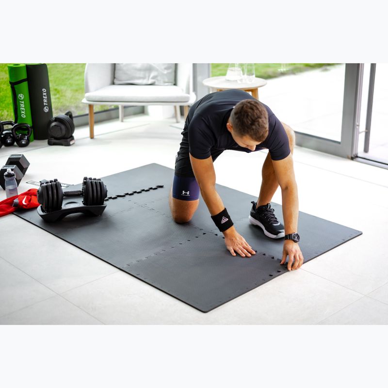 Apsauginis kilimėlis XTREXO Puzzle 6 elementai juodi 6