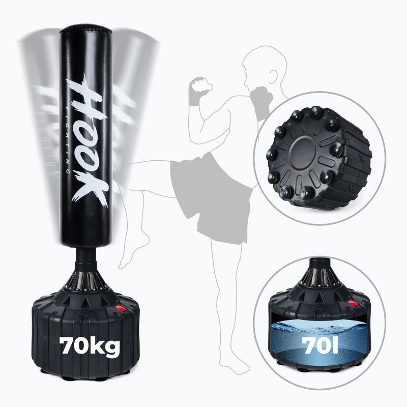 Bokso maišas HOOK HKF-SBB180 juodas 2