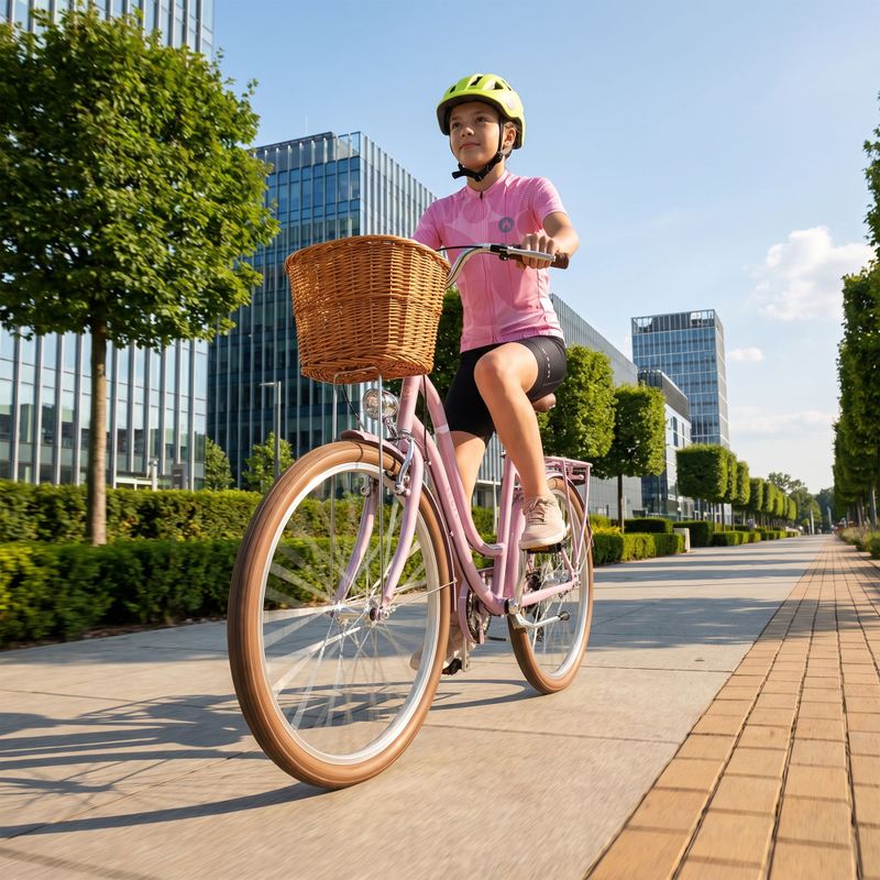 Paauglių miesto dviratis ATTABO CITY 26" rožinis 4