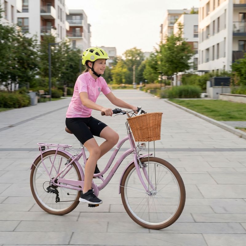 Paauglių miesto dviratis ATTABO CITY 26" rožinis 5