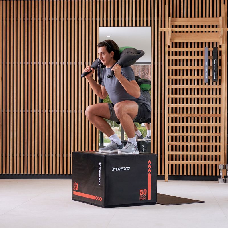 Bulgarų krepšys XTREXO 10 kg juodas 10