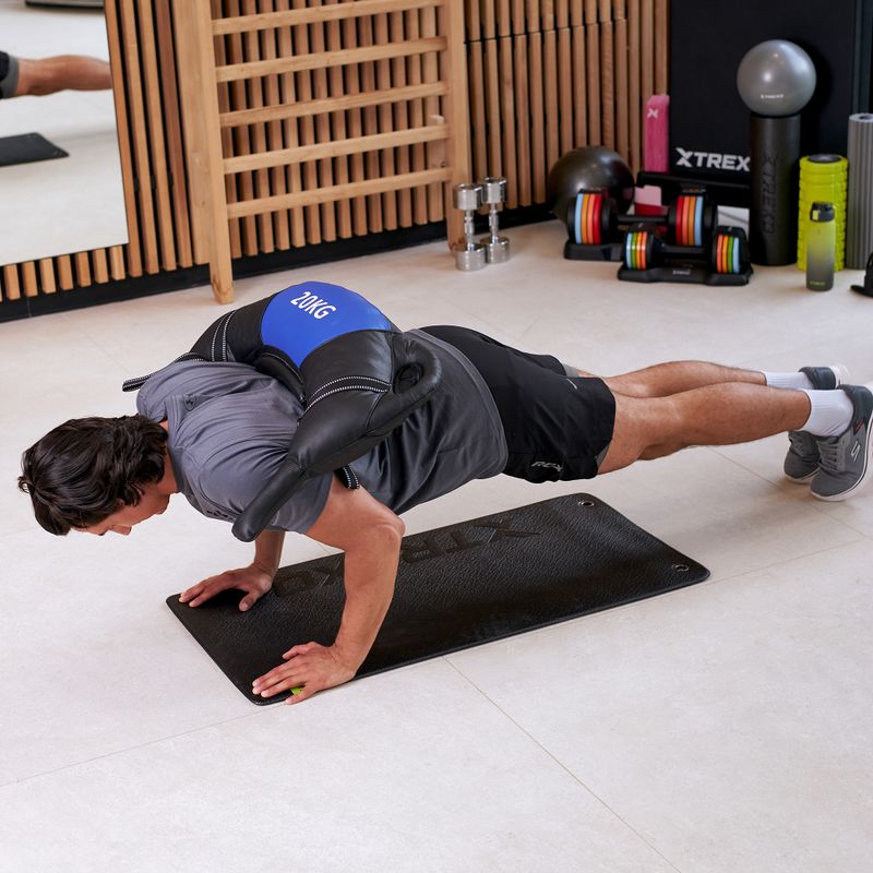 Bulgarų krepšys XTREXO 20 kg juodas 12