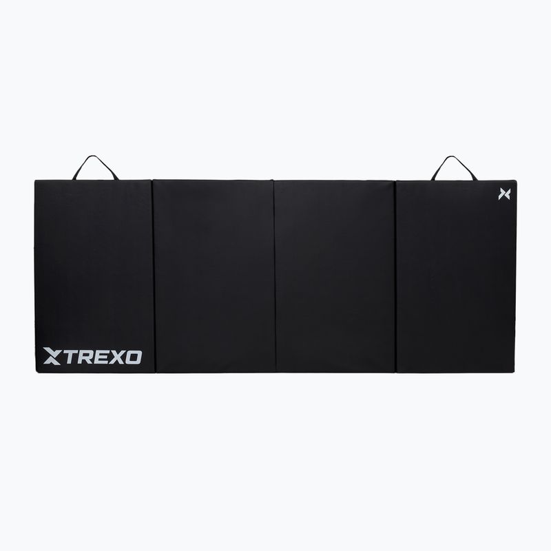 Gimnastikos čiužinys TREXO sulankstomas didelis juodas 6