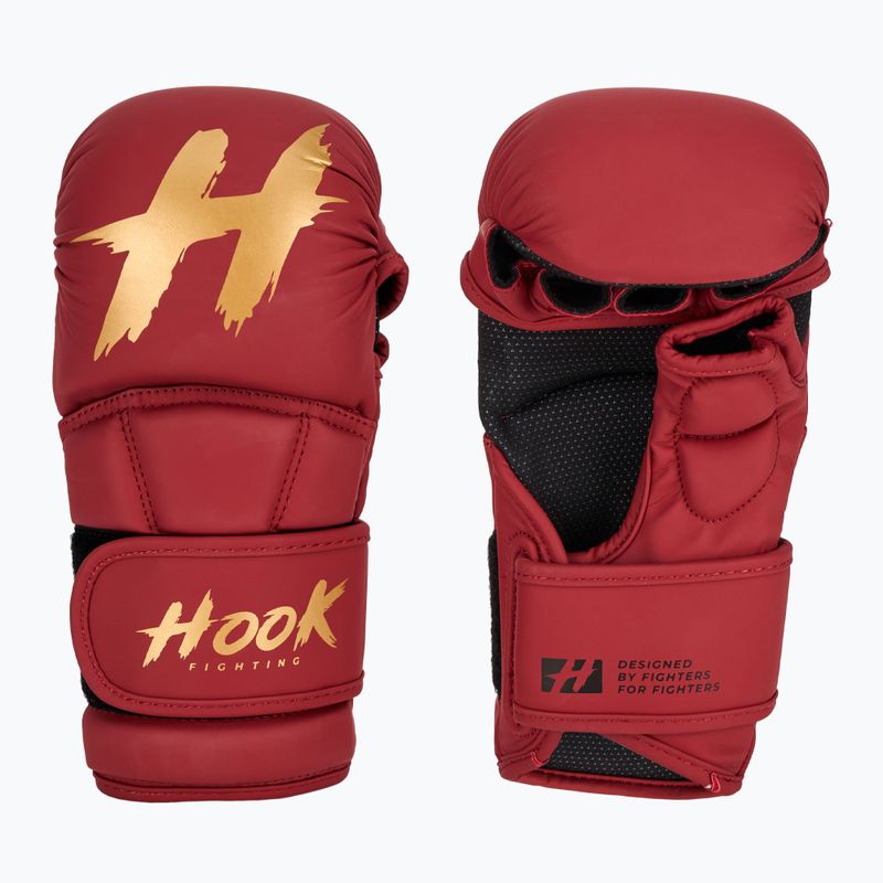 Sparingo pirštinės MMA HOOK FIGHTING TX0-B4M0016 raudonos