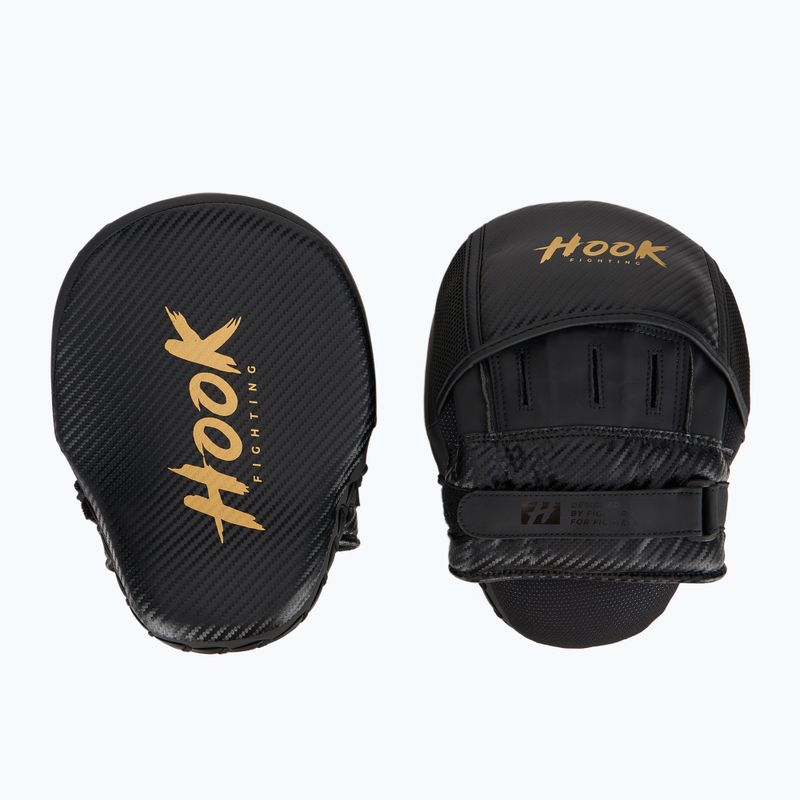 Treniruočių letenos HOOK FIGHTING Carbon juodos 2