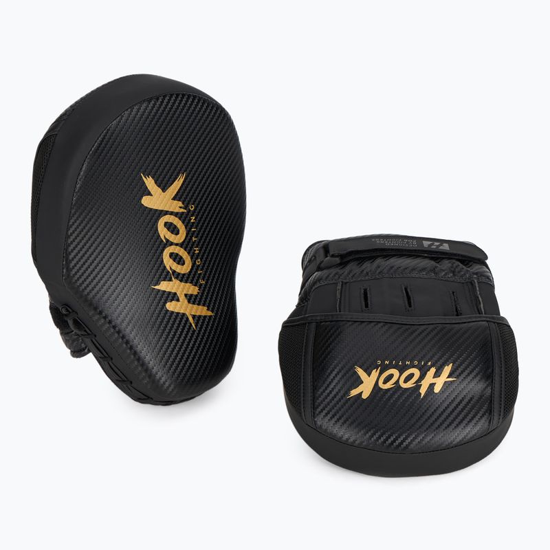 Treniruočių letenos HOOK FIGHTING Carbon juodos 3