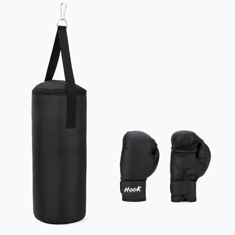 Vaikiškas bokso rinkinys HOOK FIGHTING Pierwszy Trening juodas