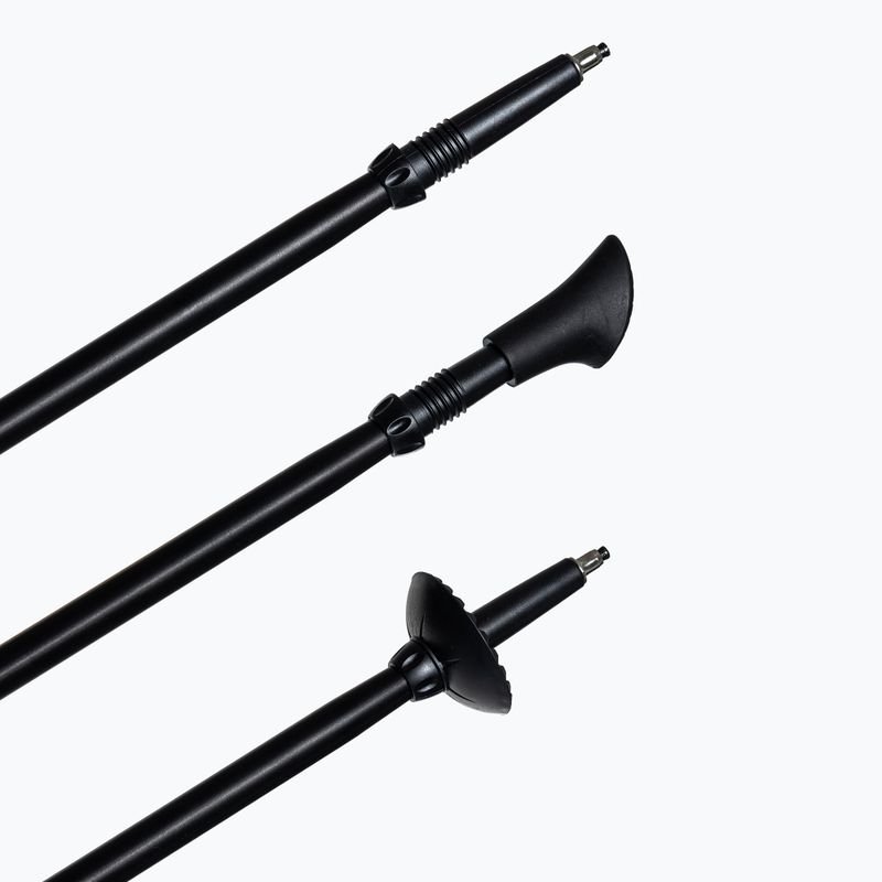 Reguliuojamos juodos spalvos KADVA Aruku nordic walking lazdos 8