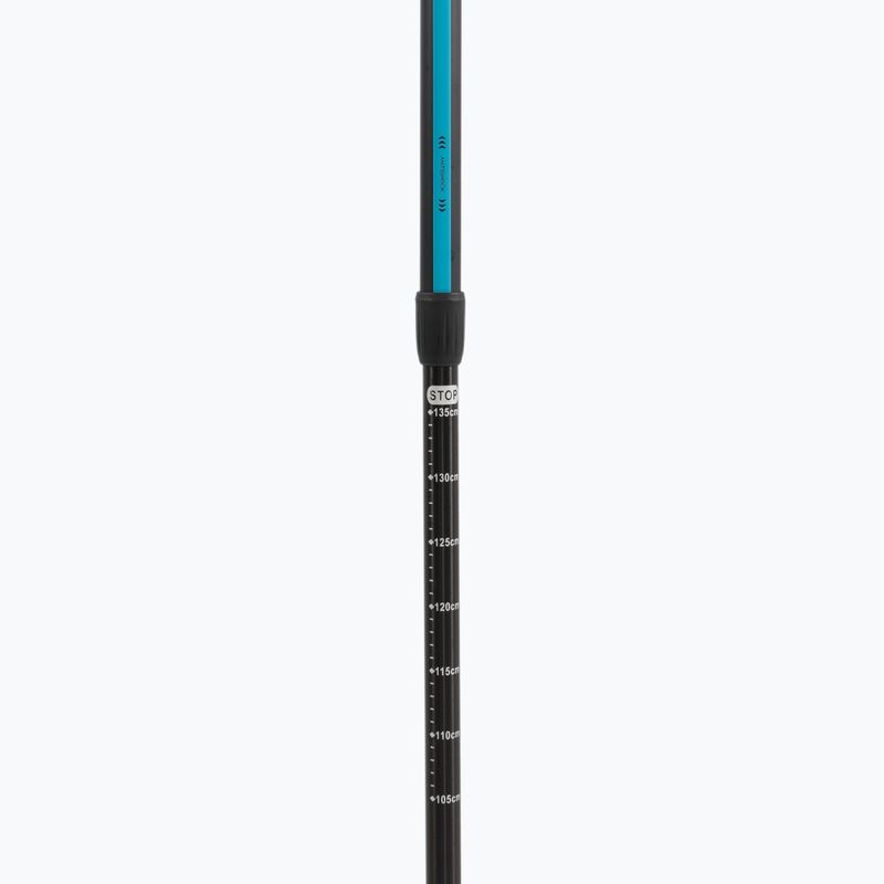 Reguliuojamos mėlynos KADVA Luna nordic walking lazdos 9