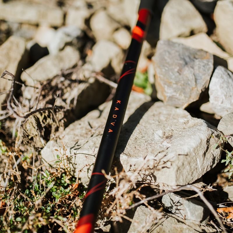 Reguliuojamos raudonos KADVA Tengri žygio lazdos 13