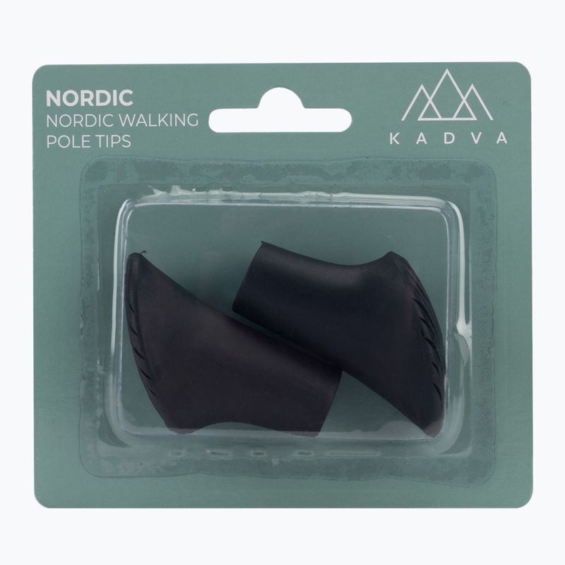 Antgaliai nordic walking lazdoms KADVA Nordic juoda 3