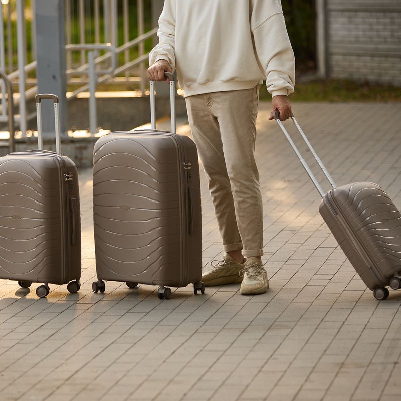 Kabininis kelioninis lagaminas KADVA Brava 40 l smėlio spalvos 20