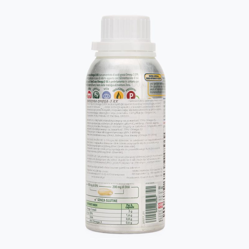 Riebalų rūgštys Enervit Enerzona Omega 3 RX 85 kapsulės 2