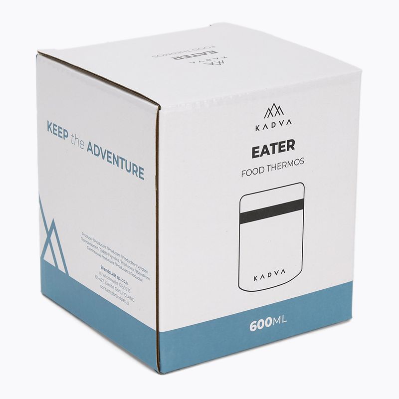 Izoliuota pietų dėžutė KADVA Eater 600 ml juoda 6