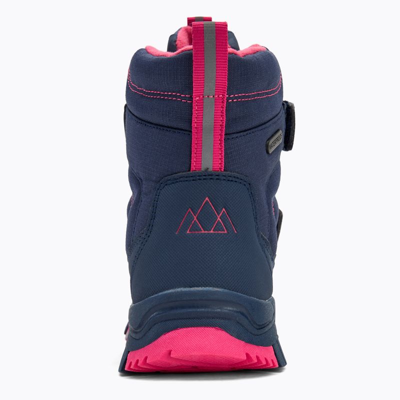 Vaikiški žieminiai batai KADVA Snowey Mid WaterProof tamsiai mėlyna/fuksija 7