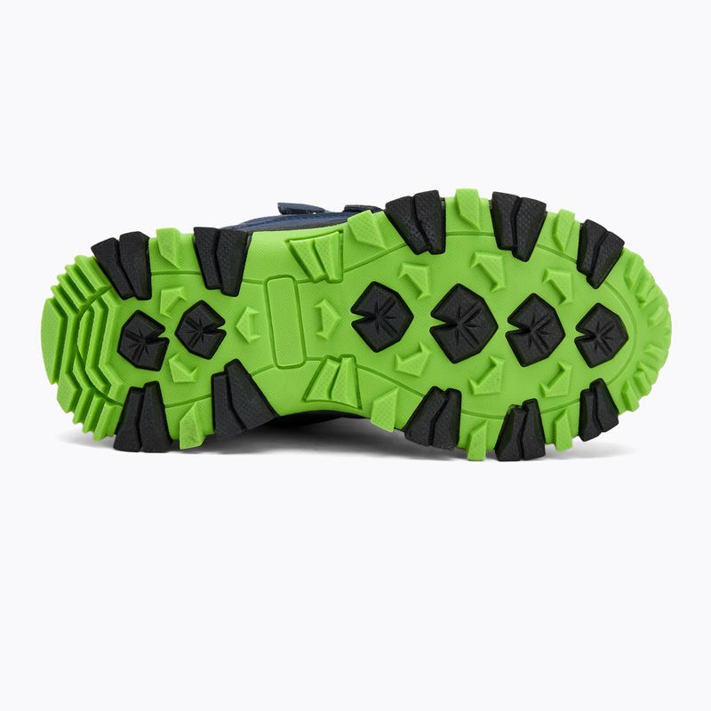 Vaikiški žieminiai batai KADVA Snowey Mid WaterProof tamsiai mėlyna/žalia 5