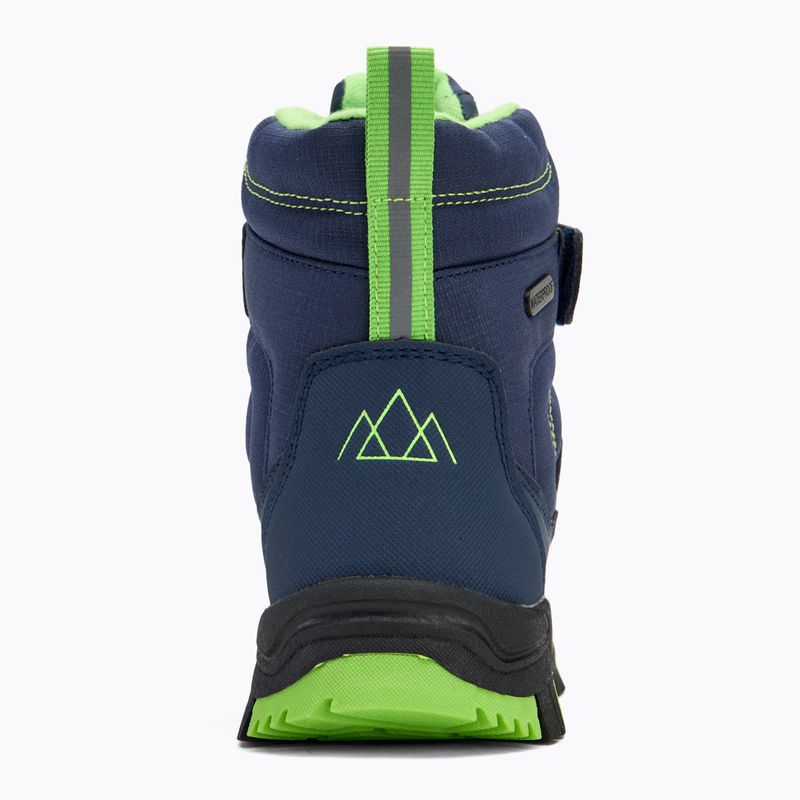 Vaikiški žieminiai batai KADVA Snowey Mid WaterProof tamsiai mėlyna/žalia 7
