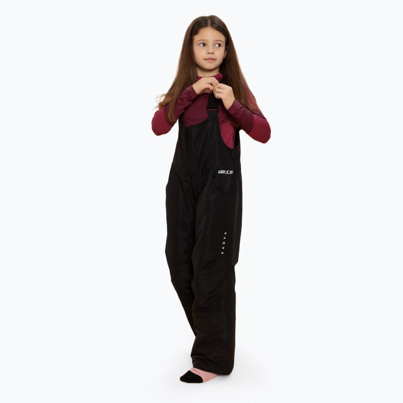 Vaikiškos slidinėjimo kelnės KADVA Skiro Pants juodos spalvos 2