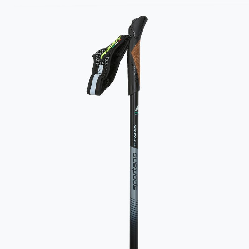 Šiaurietiško ėjimo lazdos Fizan Smu Active black 2