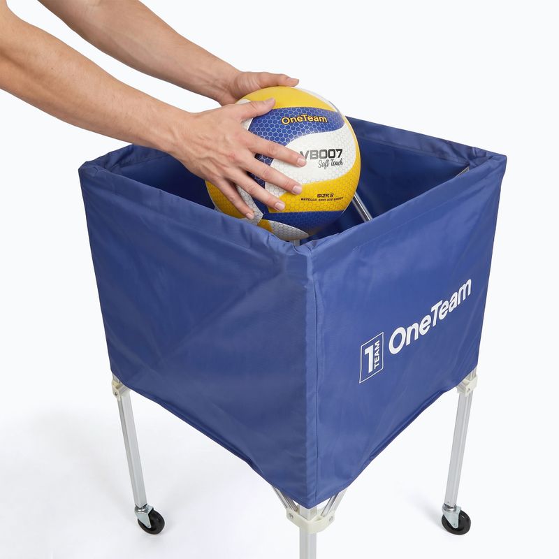 Vežimėlis tinklinio kamuoliams OneTeam Blue nest 2