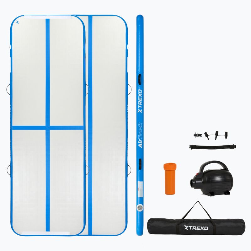 Gimnastikos takas TREXO 300 x 10 cm baltas