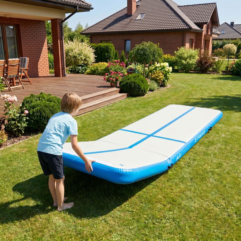 Gimnastikos takas XTREXO 300 x 15 cm baltas 11