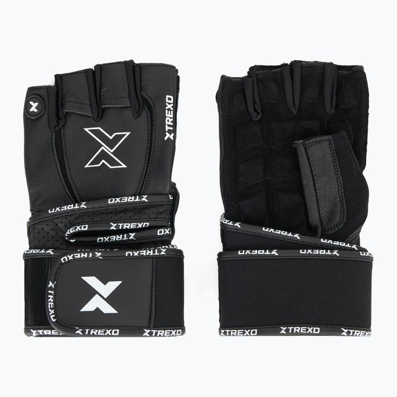 Sporto salės pirštinės XTREXO GymRat black