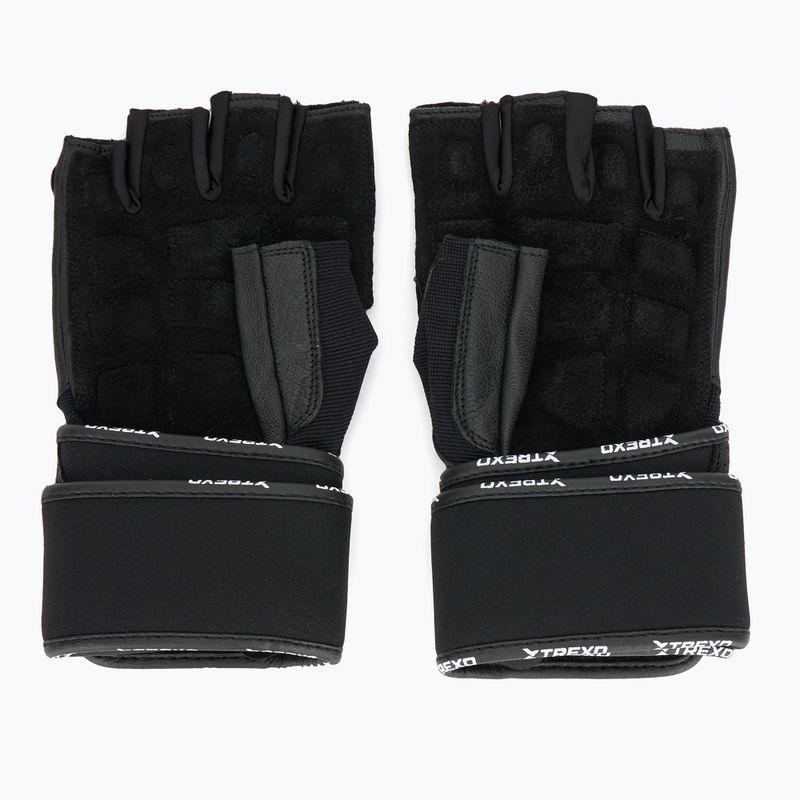 Sporto salės pirštinės TREXO GymRat black 3