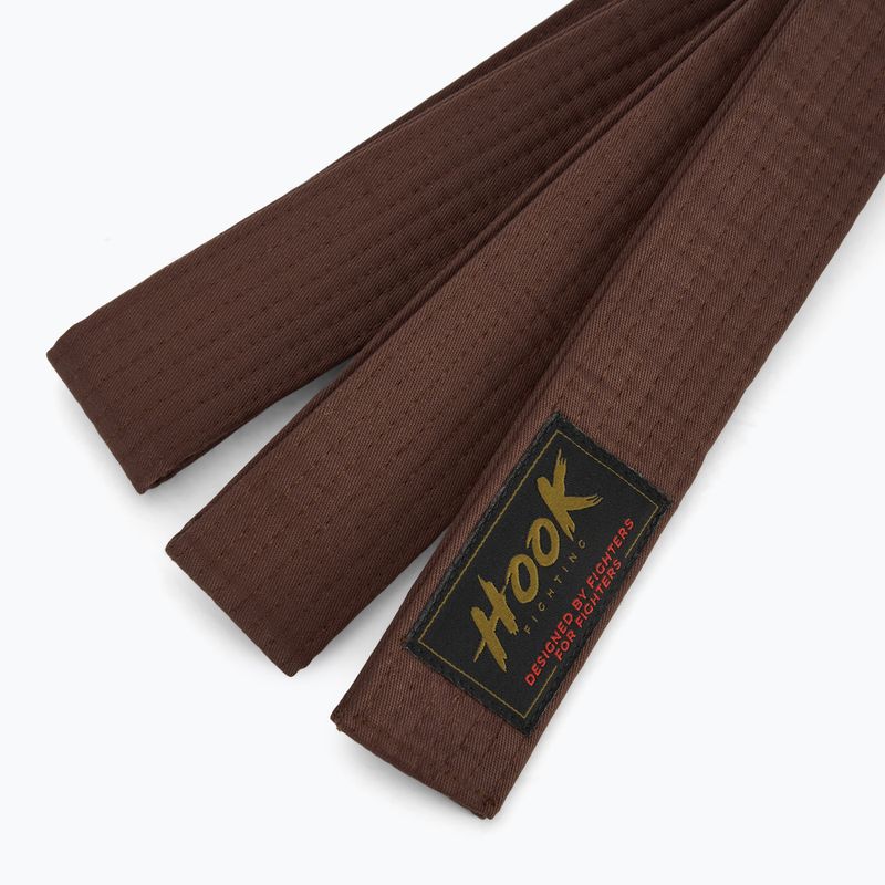 Dziudo/karatė diržas HOOK FIGHTING 240 cm brown 2