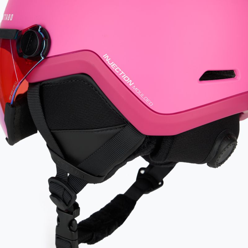 Vaikiškas slidinėjimo šalmas ATTABO Avens 2.0 Jr Visor pink 10
