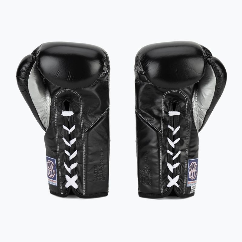 Bokso pirštinės Cleto Reyes Thumb in Cow Leather black/silver 3