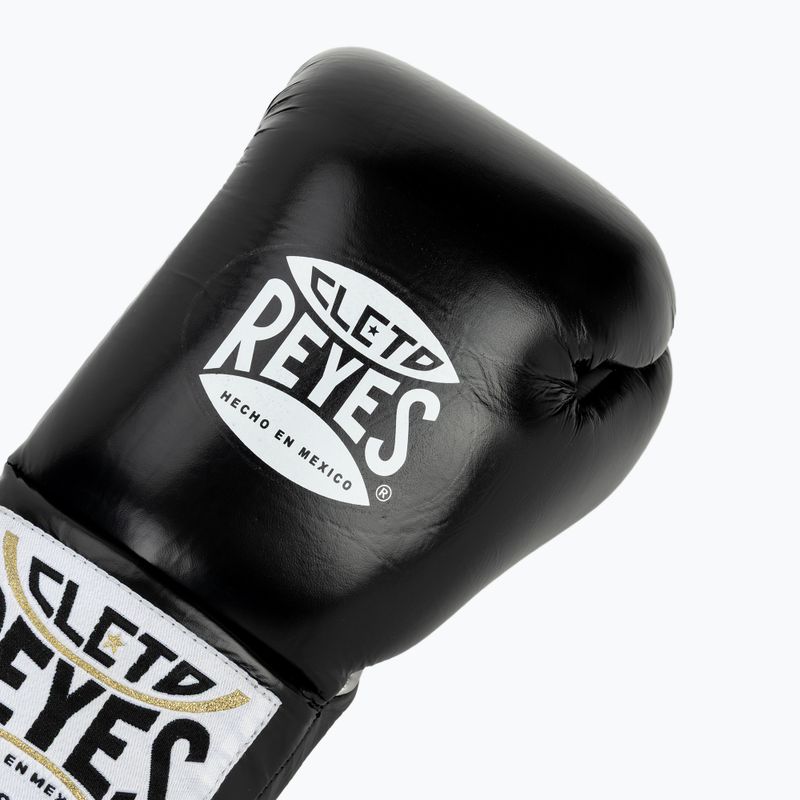 Bokso pirštinės Cleto Reyes Thumb in Cow Leather black/silver 5