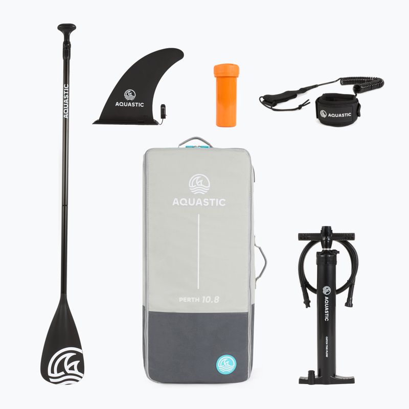 Rinkinys pripučiama lenta SUP AQUASTIC Perth 10'8" allround green 17