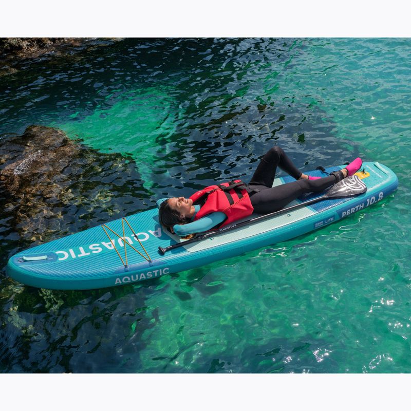 Rinkinys pripučiama lenta SUP AQUASTIC Perth 10'8" allround green 20