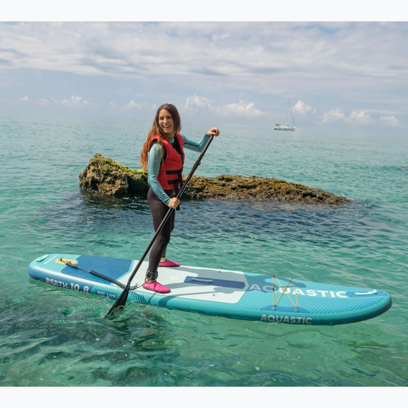 Rinkinys pripučiama lenta SUP AQUASTIC Perth 10'8" allround green 21