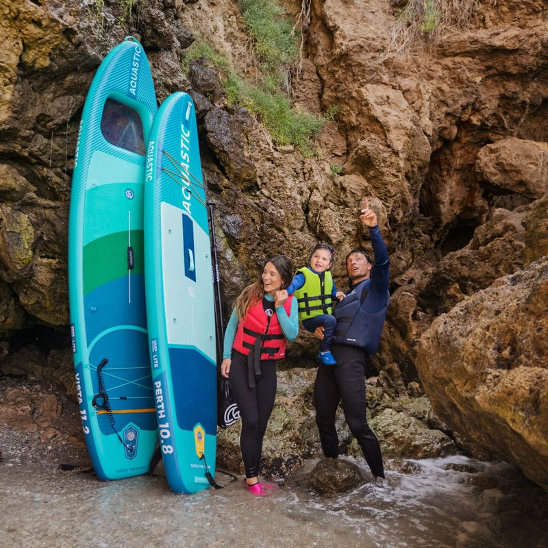 Rinkinys pripučiama lenta SUP AQUASTIC Perth 10'8" allround green 23