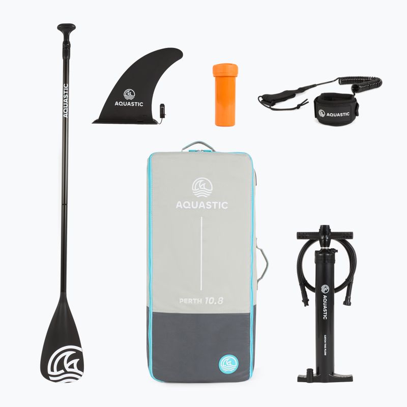 Rinkinys pripučiama lenta SUP AQUASTIC Perth 10'8" all-round blue 17