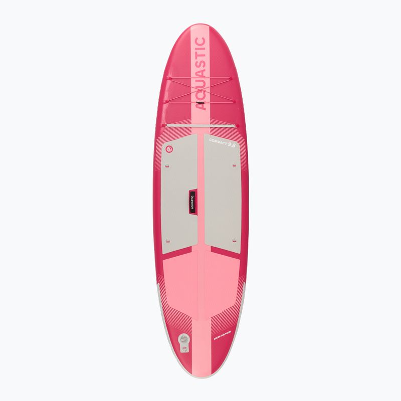 Irklentė SUP AQUASTIC Compact 9'6" rožinė 2