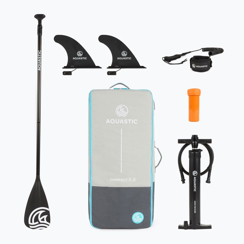 Irklentė SUP AQUASTIC Compact 9'6" rožinė 16