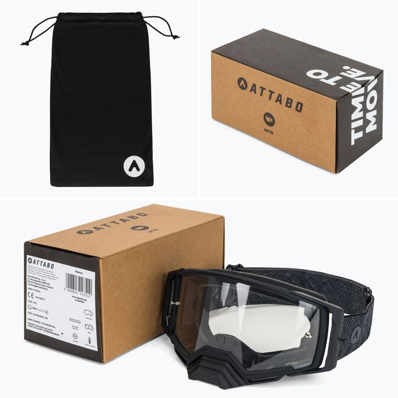 Dviračių akiniai ATTABO Pakrac Anti-Fog black 14