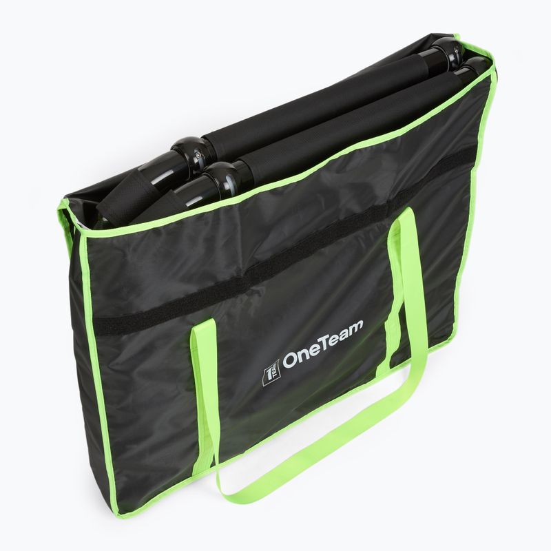 Nešiojimo krepšys vartams OneTeam Swiftgoal 150 x 90 cm juodas/žalias 7