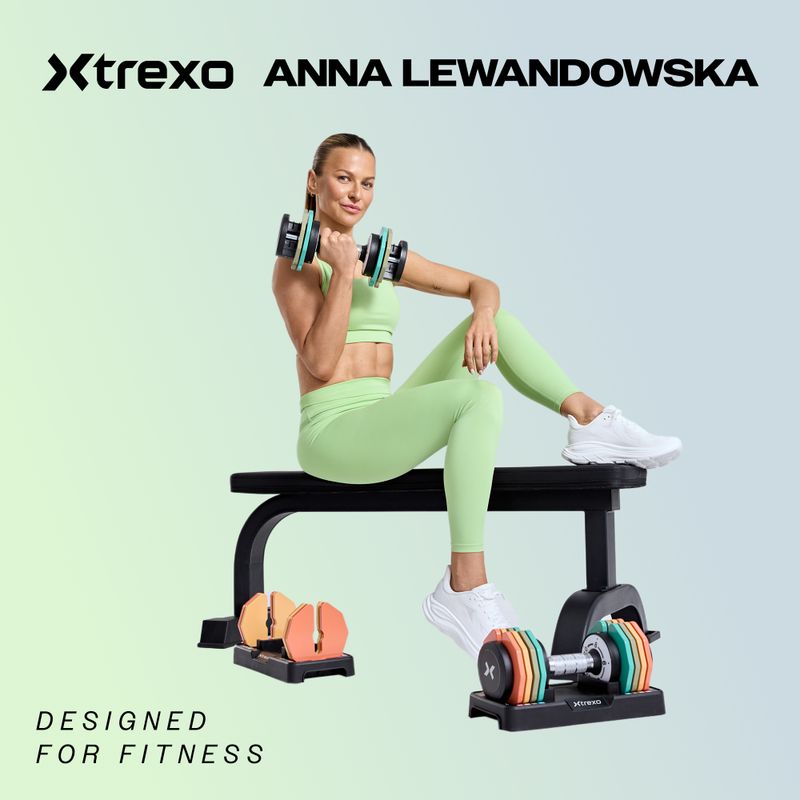 Reguliuojamas hantelis XTREXO ADT-24-BF 24 kg juodas 2